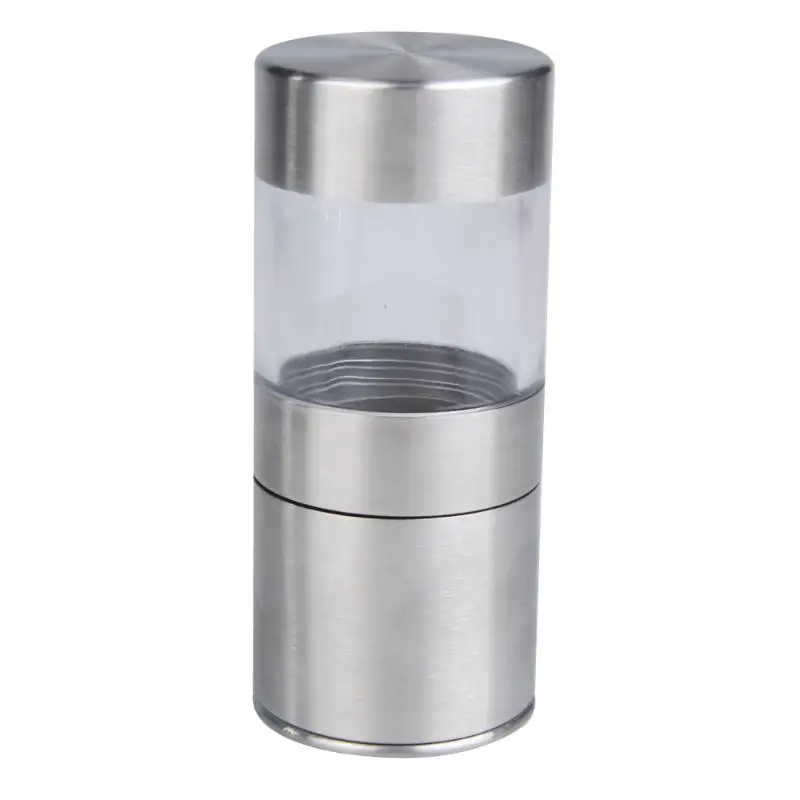 

Simple Manual Stainless Steel Salt Pepper Mill Grinder Muller Kitchen Tool