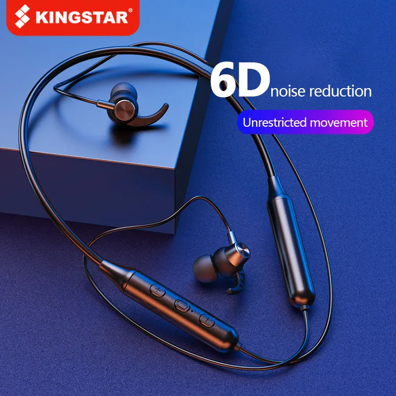 

KINGSTAR TWS Sports Wireless Headphones Bluetooth Earphones Magnetic Neckbank In-Ear Headset With Microhpne Stereo Bass Earbuds