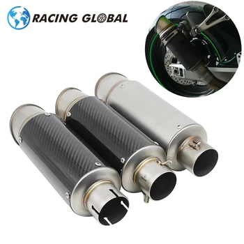 

ALCON-SC Escape Moto Exhaust Muffler Fit For Nmax Benelli BMW Honda Pit Bike 38-51mm Universal Racing Motorcycle