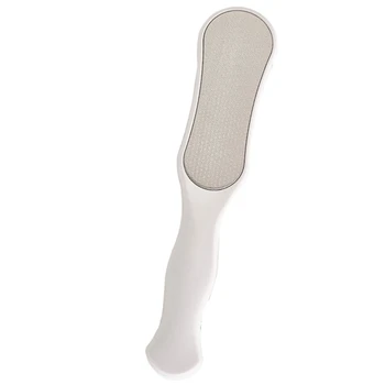 

White Foot Care Stainless Steel Enamel the Feet Pedicure Rasp Remover Luxury Scrub Manicure Nail Tools