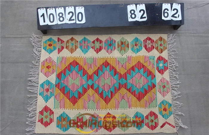 Келим ковер из натуральной шерсти прошитый вручную для жизни gc131Afghan07yg22