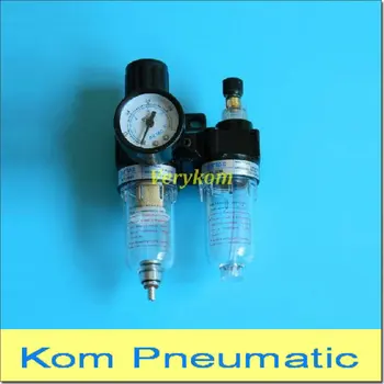 

1pc Free Shipping Pneumatic Airtac Type AFC2000 Air Compressor Oil Water Separator 1/4" bsp Gas Filter Regulator AFC-2000 Gauge