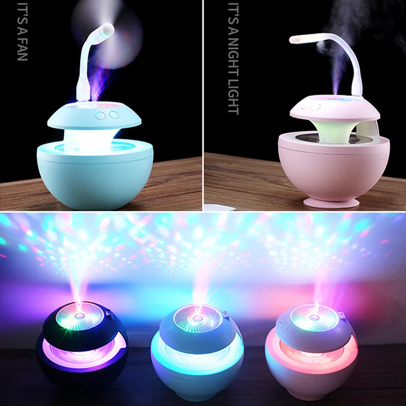 Aroma Diffuser Air Humidifier Aromatherapy Diffuser with Projection 400ml Exquisite Fashion Portable Mist Maker