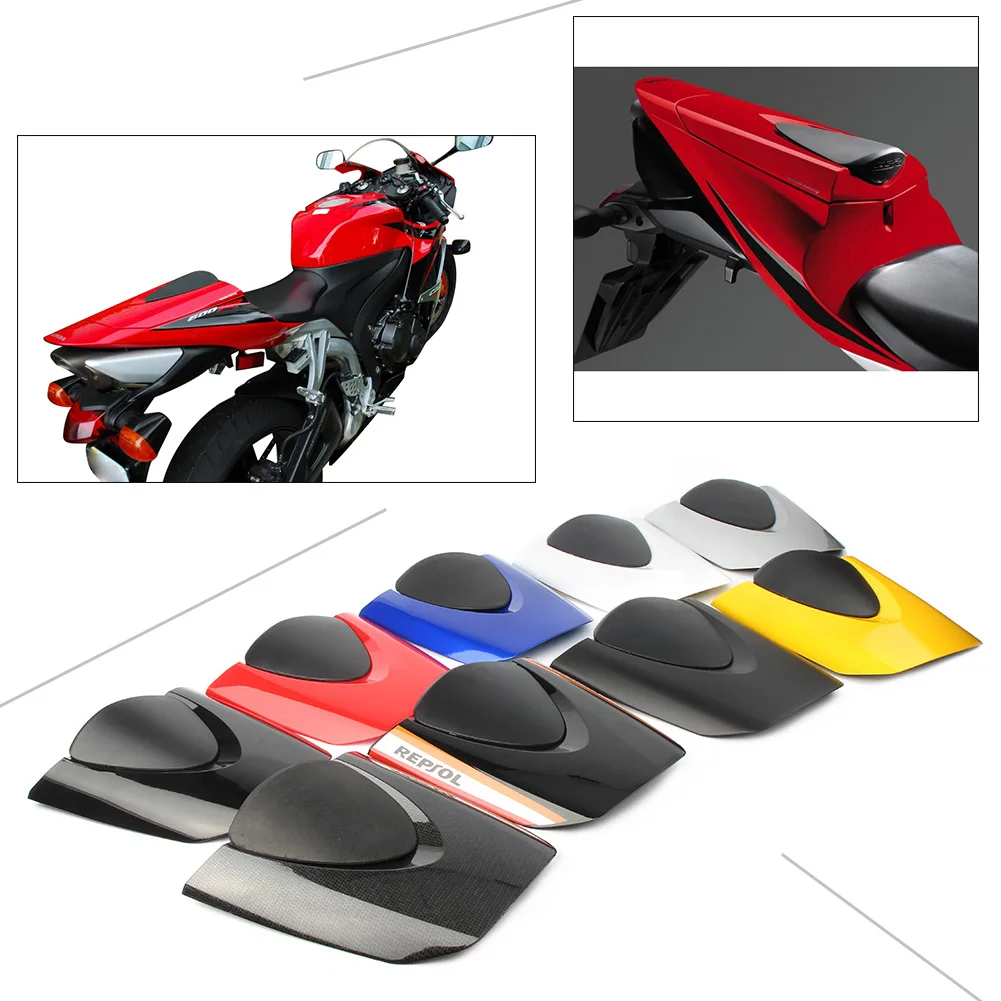 An Xin Motorcycle Red Rear Seat Cowl Passenger Pillion Fairing Tail Cover For Honda CBR600RR 2003-2006 