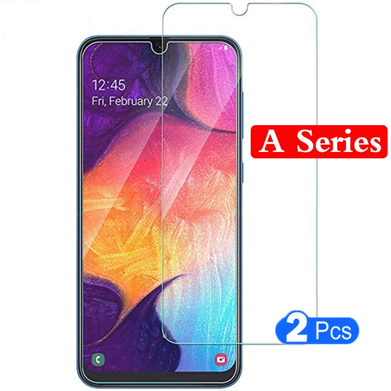 Защитный Стекло чехол для телефона samsung A50 A40 A30 A20 M30 Экран протектор на