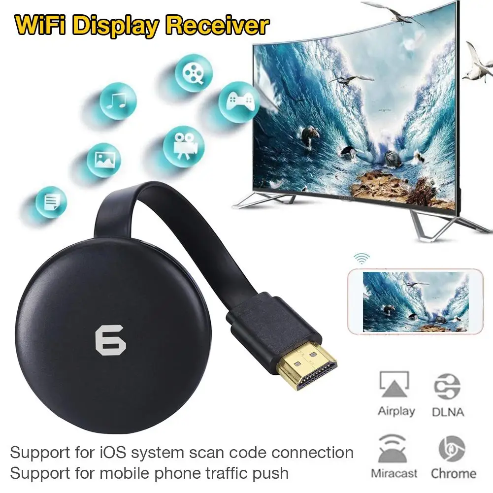 ТВ палка HDMI беспроводной WIFI дисплей ключ приемник 1080P Мобильный экран литой