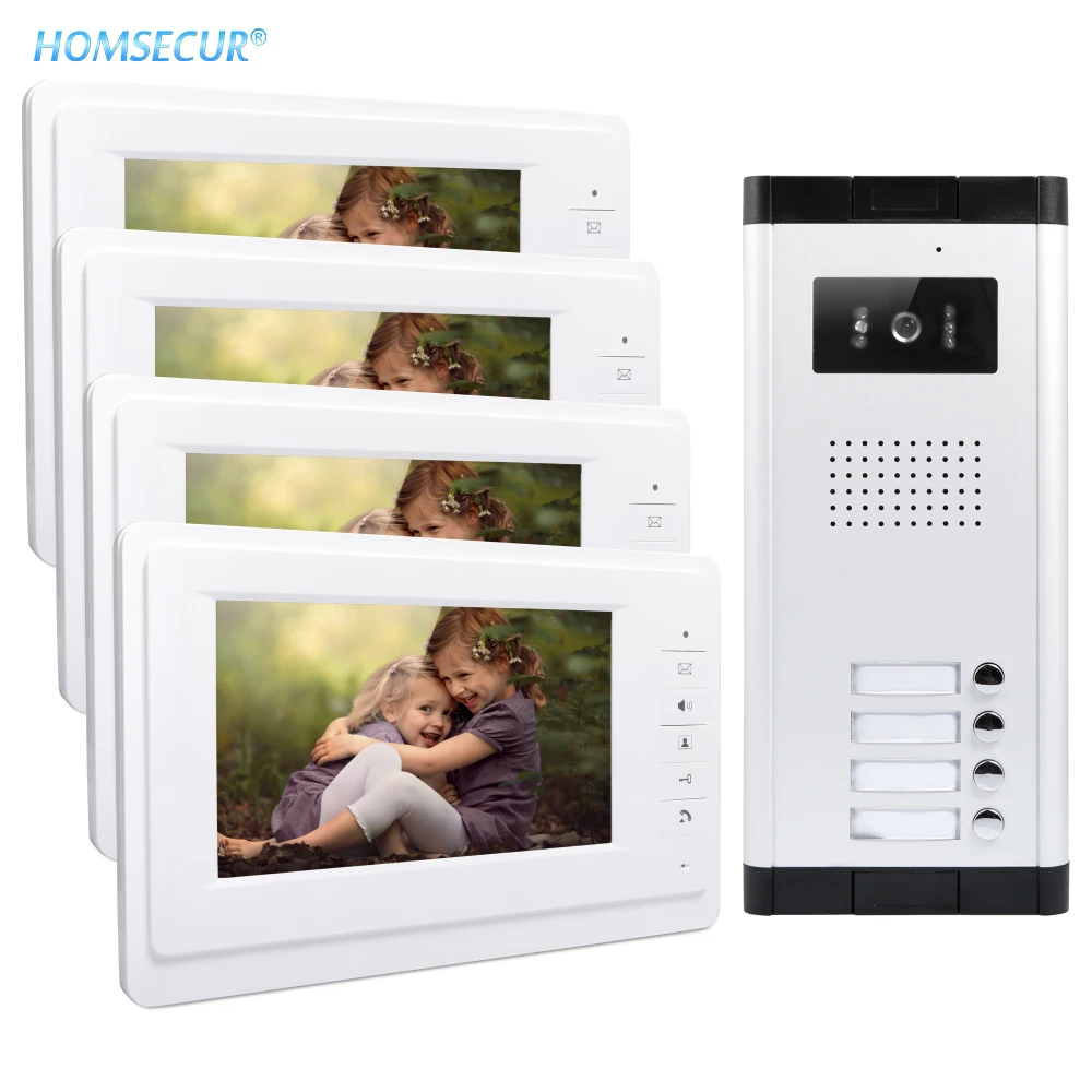 HOMSECUR XM701 7inch Indoor Monitor For Video Door Phone Intercom System 