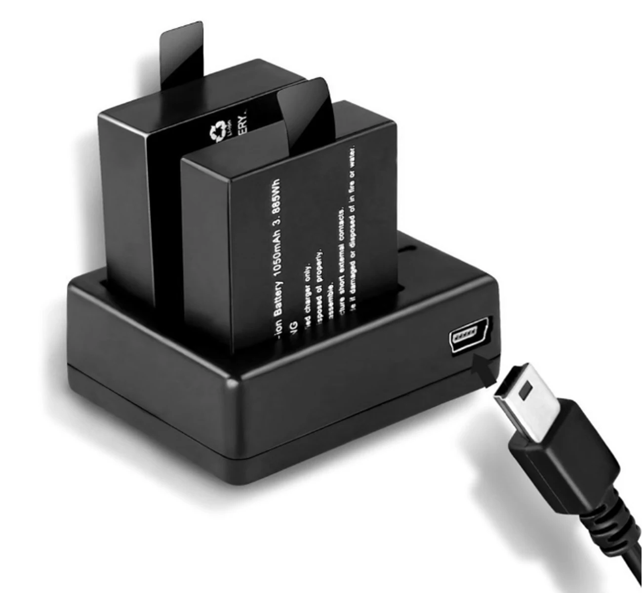 Аккумулятор 900 мАч и двойное зарядное устройство USB для SJCAM SJ4000, SJ5000, SJ6000, SJ7000, SJ8000, SJ9000, M10 wifi Спортивная Экшн-камера