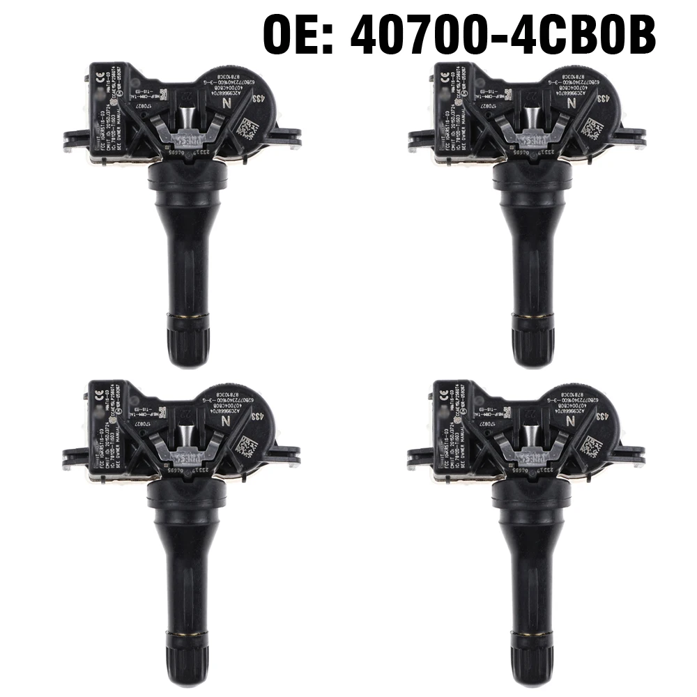 Система контроля давления в шинах 4 шт., TPMS, 407004CB0B, для Renault Espace, Kadjar, Kangoo, Koleos, Megane, Scenic, Talisman