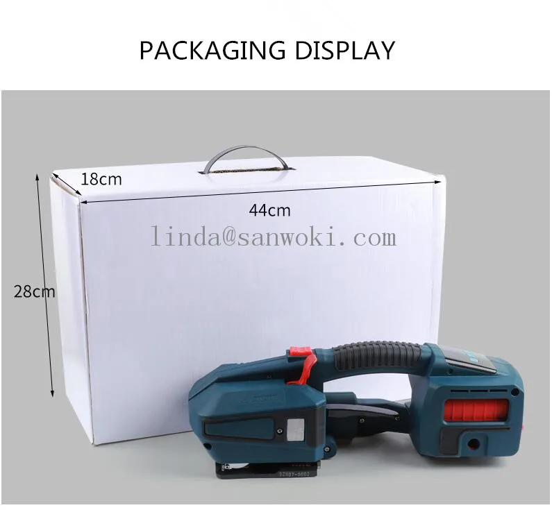 wrapping machine electric strapping machine battery powered plastic baler portable strapper tensioner sealer combination for PET