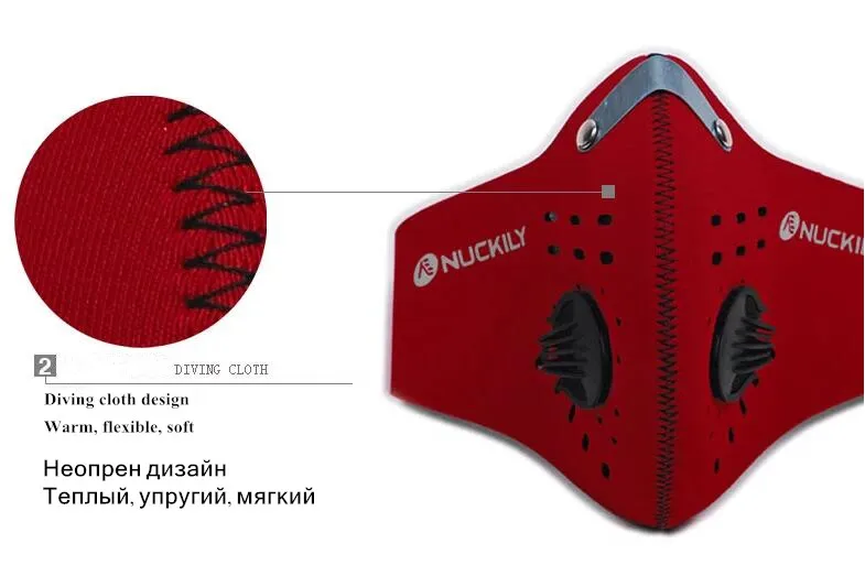 Велосипед MTB Балаклава Anti-PM2.5 пыль дымка велосипед тренировочная маска Открытый Велоспорт активированный уголь высокого качества хлопок маски для лица
