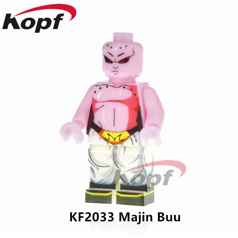 KF2033 Without Box Супер Герои одной продажи Dragon Ball Z рисунок Вермут будущее Мужские Шорты для купания Вегета SSj3 Majin Buu, строительные блоки, игрушки для детей KF2023 - Цвет: KF2033 Without Box