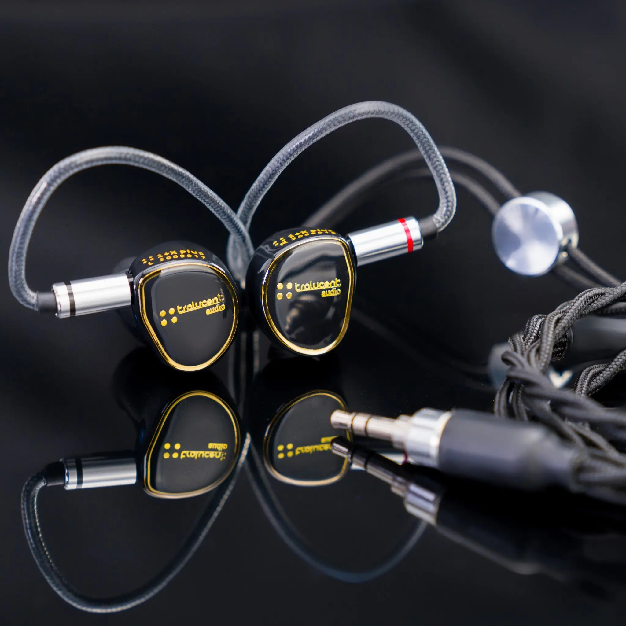 Tralucent Audio 1 + X Plus HI-END 1BA 1DD 1PMD гибридные три драйвера Внутриканальные наушники