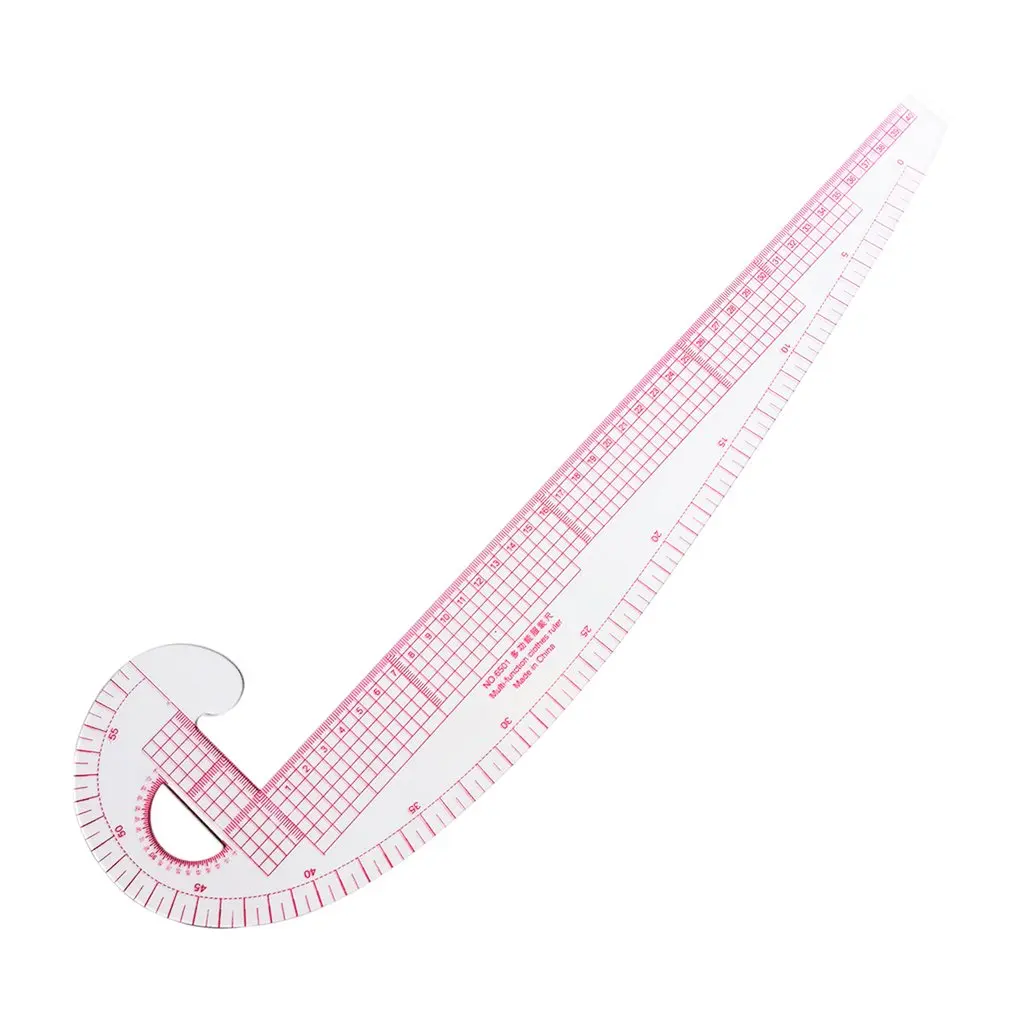 Multifunction 6501 Plastic French Curve Sewing Ruler Measure Tailor Making Clothing 360 Degree Bend Tools | Автомобили и