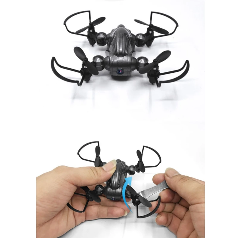Rc Дрон с Wifi камерой мини складной автомобиль Квадрокоптер и часы