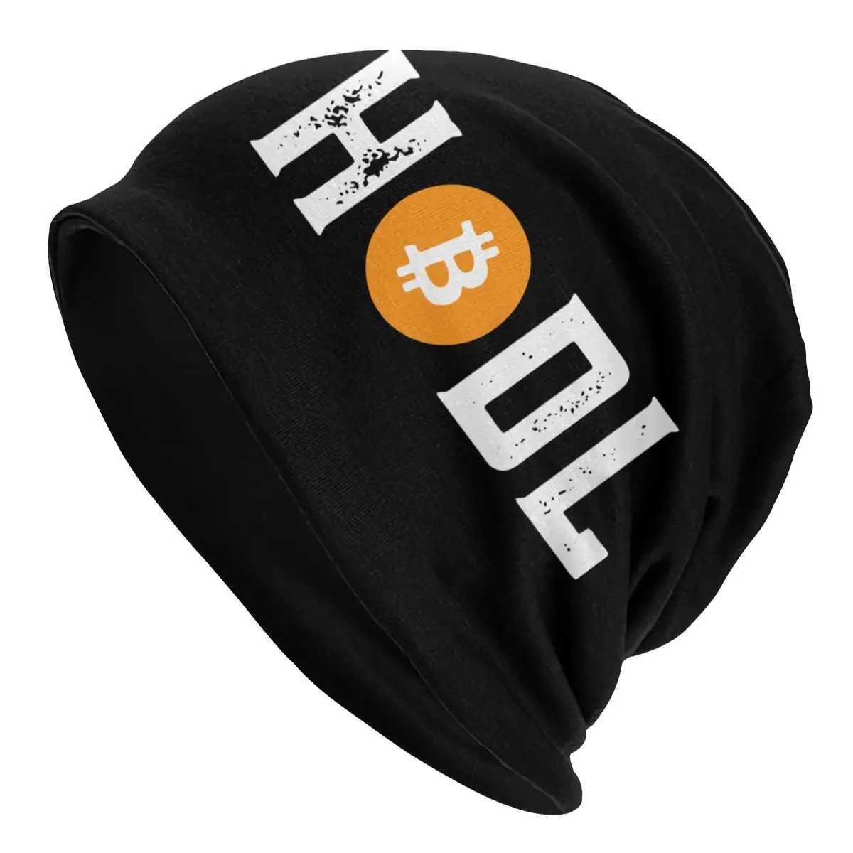 

HODL Bitcoin BTC Cryptocurrency Bonnet Hat Blockchain Knitted Hat Ski Skullies Beanies Hat Men's Women's Adult Warm Dual-use Cap