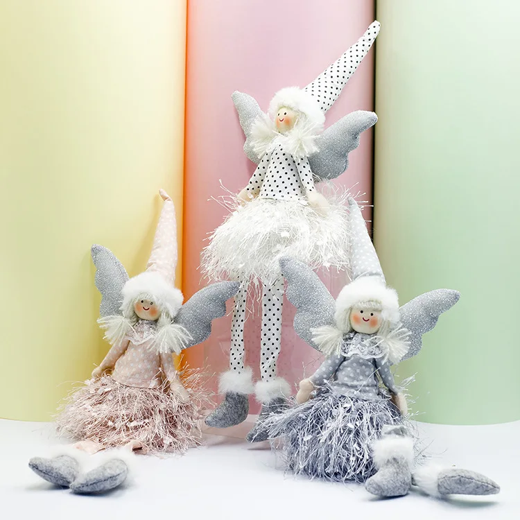 Милая Фея плюшевая кукла для девочек подарок на Рождество украшение Ангел Кукла Рождественская вечеринка украшение для дома новогодняя Детская игрушка