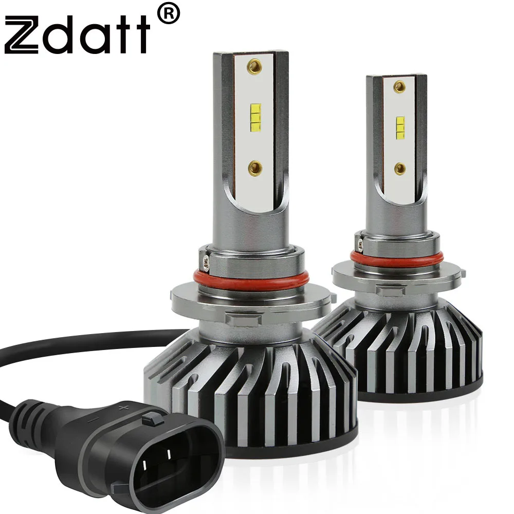 H7LED Zdatt светодиодные лампа автомобильная лампочки H7 лампы H4 LED ная фара 6000K 100 лм 9005