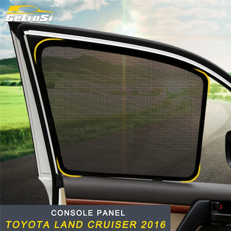 GELINSI Car Sun Shade UV Protection Magnet Curtain Window Sunshade Side Mesh Visor Summer for Toyota Land Cruiser 200 2016-2018 GELINSI Car Sun Shade UV Protection Magnet Curtain Window Sunshade Side Mesh Visor Summer for Toyota Land Cruiser 200 2016-2018