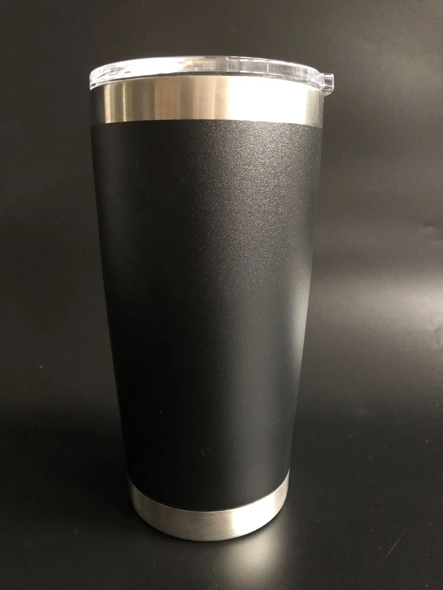 20 oz Крышка для стакана-шейкера путешествия Келлер-подарок с двойными стенками вакуумной изоляцией из нержавеющей стали-18/8 Нержавеющая сталь термос GMBH бутылка для воды - Цвет: black