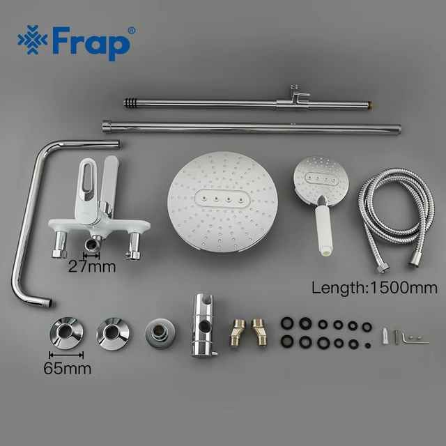 Frap White Bathroom Faucet 6