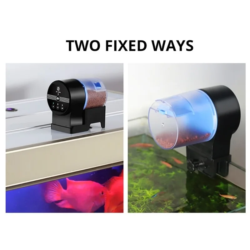

Digital Automatic Electrical Plastic Fish Timer Feeder Home Aquarium Food Feeding Portable Fish Feeder Tools Timed 8/12/24