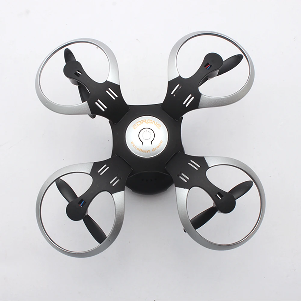 415B 3,7 V 400 мАч Мини-Дрон 2,4G 4CH 6-осевой 3D рулон Wi-Fi RC Квадрокоптер беспилотный летательный аппарат Игрушка с Камера Летающий - Цвет: Черный