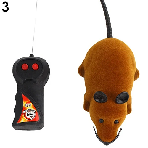 Wireless Animal Toys Funny RC Wireless Remote Control Brown Rat Mouse Toy for Cat Kitten Dog Pet Novelty Gift Cat Supplies Wireless Animal Toys Funny RC Wireless Remote Control Brown Rat Mouse Toy for Cat Kitten Dog Pet Novelty Gift Cat Supplies