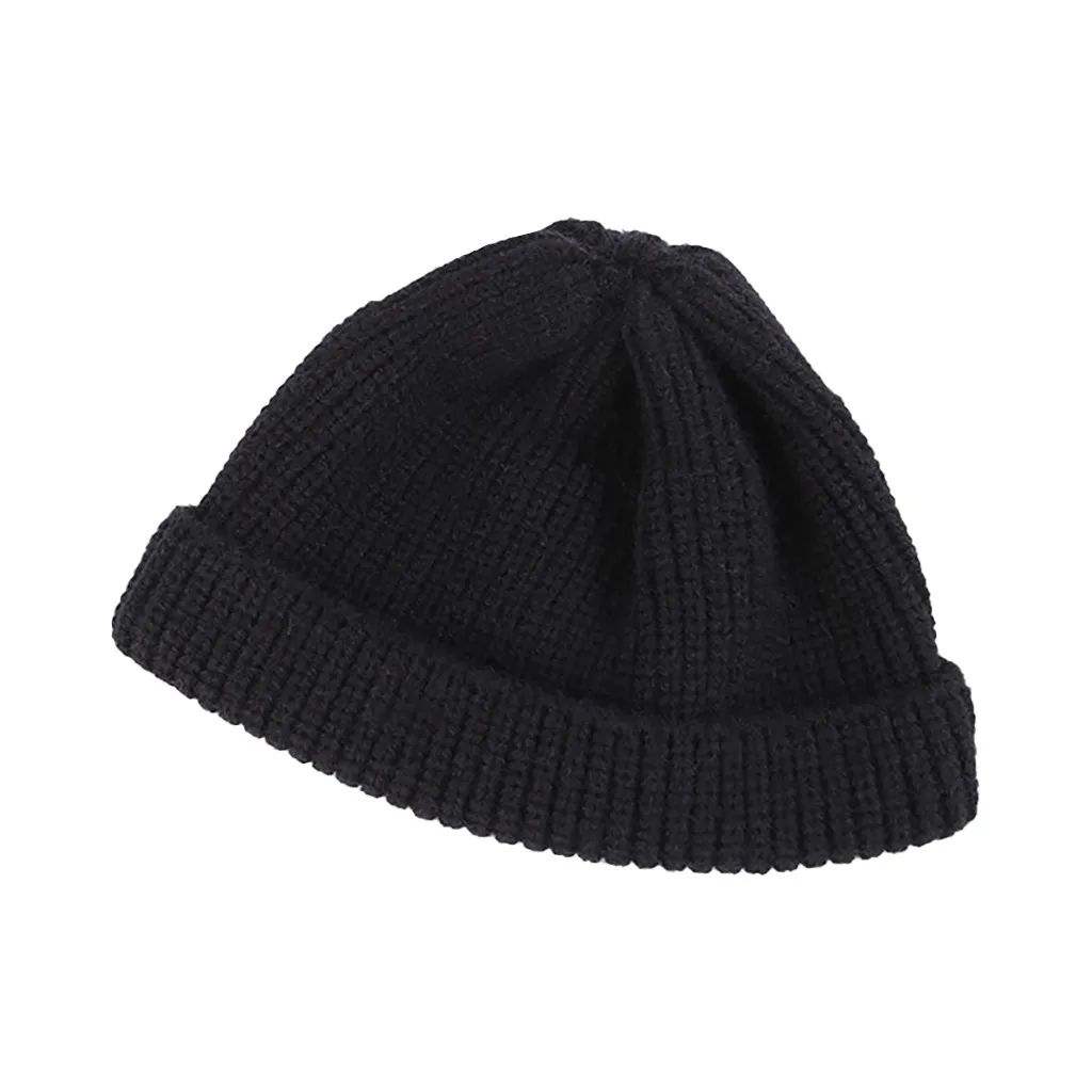 Модная однотонная Осенняя шляпа для маленьких девочек и мальчиков; вязаная шапка для малышей; зимняя однотонная Вязаная хлопковая шапка для маленьких детей; Rnfant#3 - Цвет: D