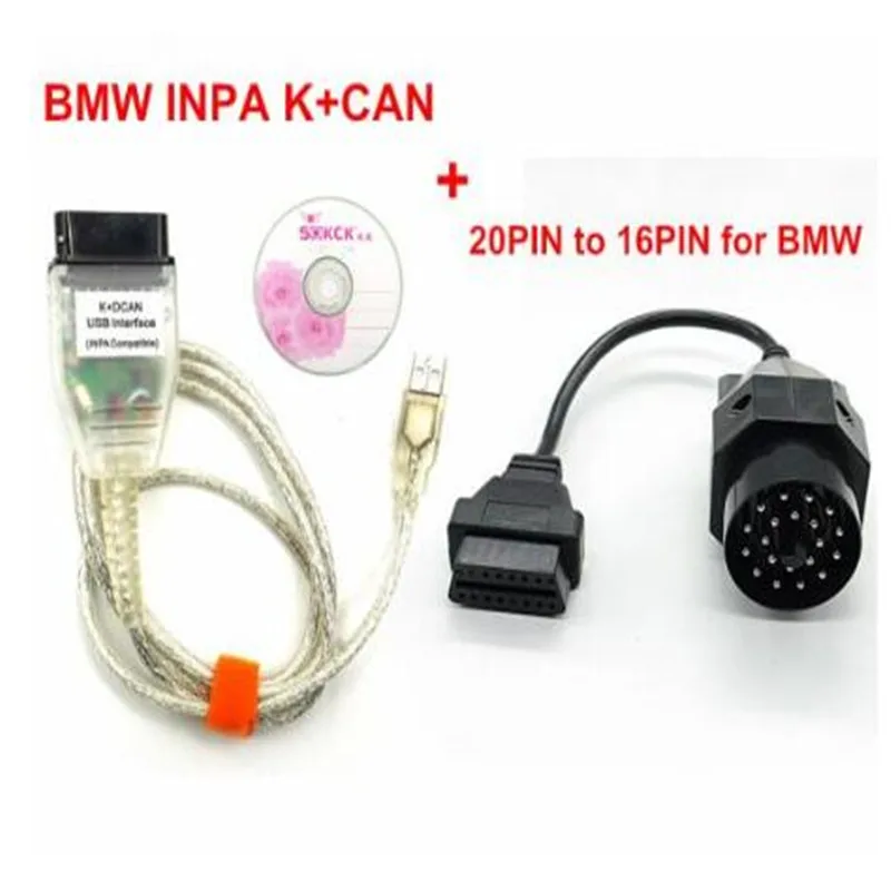 Лучшее качество для BMW INPA K+ CAN K может INPA с FT232RQ лучше, чем FT232RL чип с переключателем для BMW INPA K DCAN USB интерфейс - Цвет: Синий