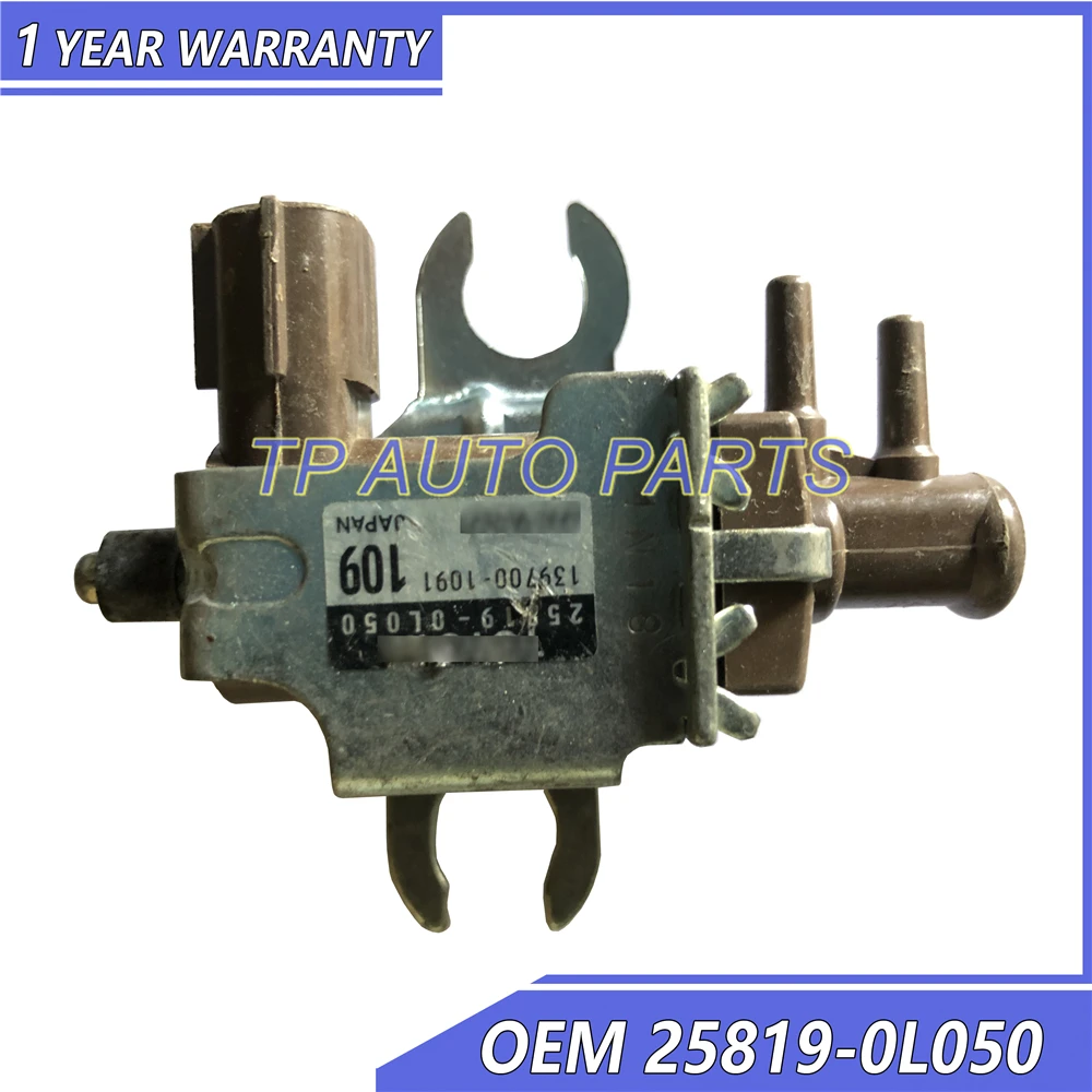 Value Vacuum Switch Valve Purge Solenoid Control Valve OEM 25819 0L050