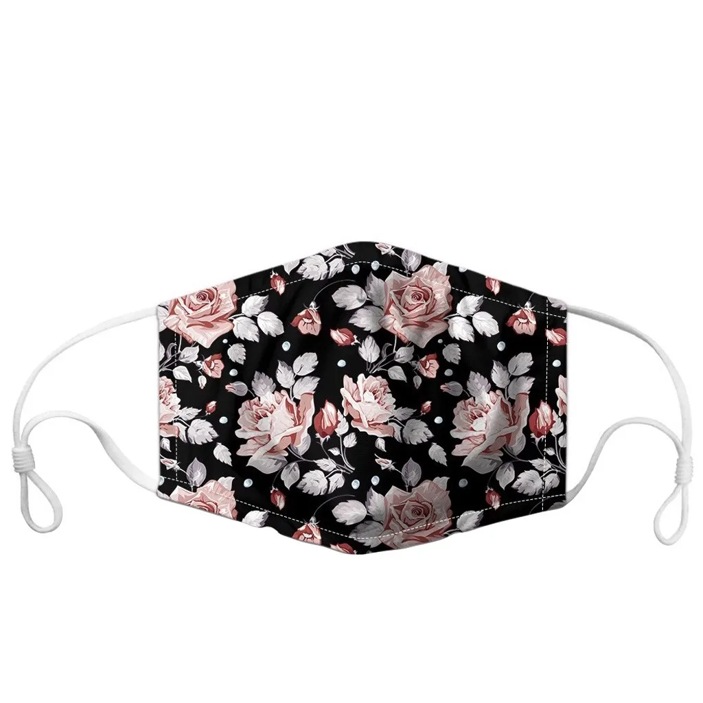 

In store Face Mask Scarf Mascarilla Mascarar Cotton Face Mask Activated Carbon Washable And Reusable Lot Maska Mascarillas#B90