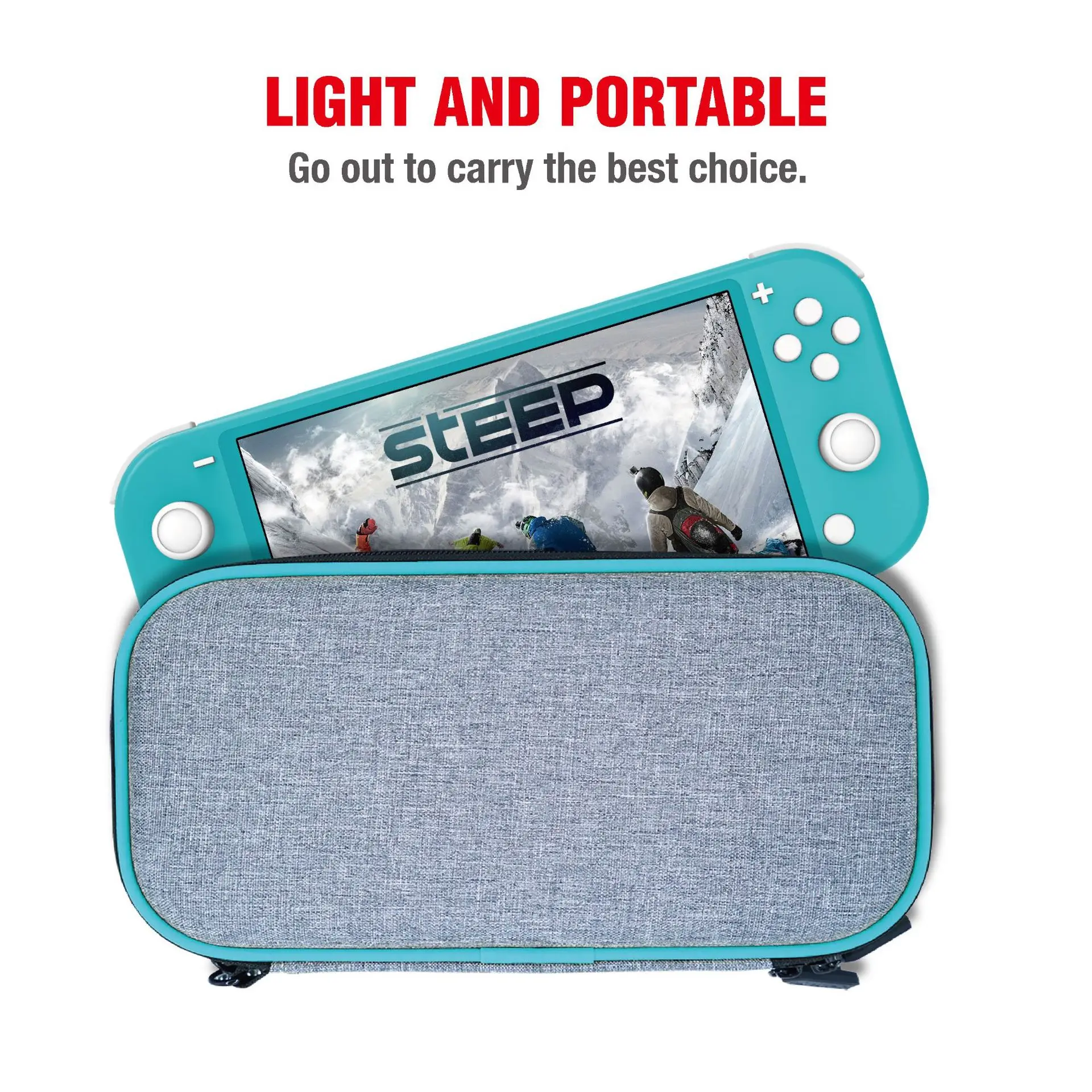 Switch Lite Оксфорд EVA компрессионная ЗАЩИТА Жесткий Ремень сэндвич дебиторов шляпа "карта" набор с ручками