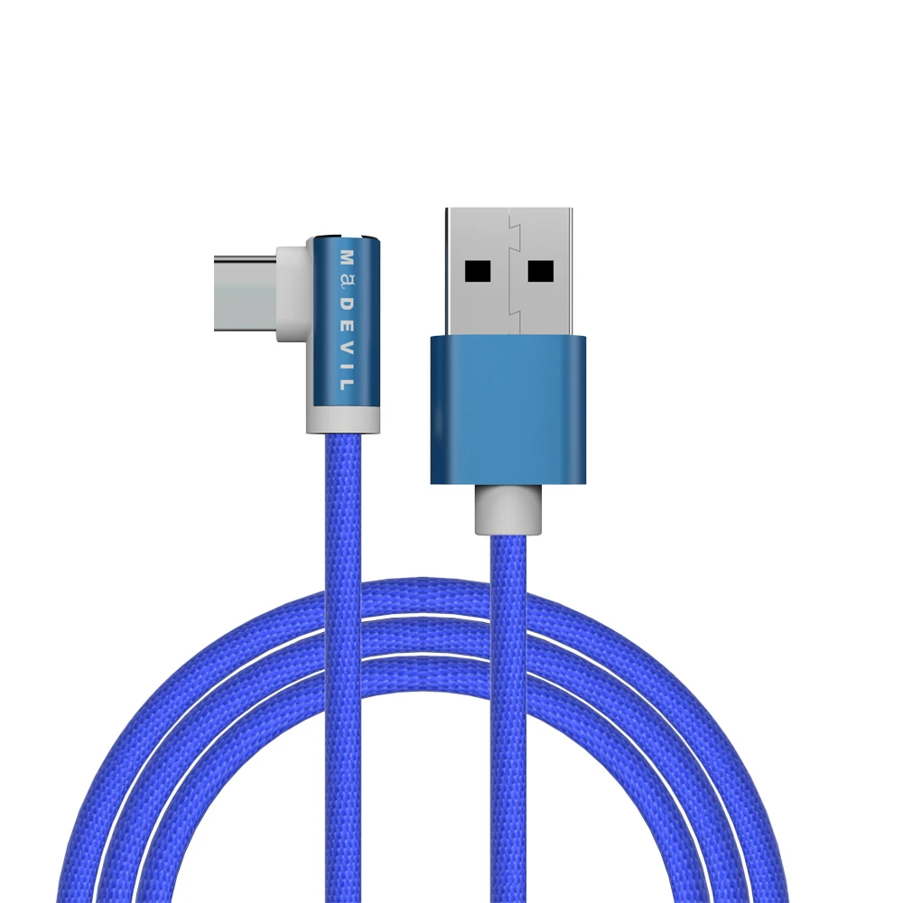 Madevil usb type C 90 градусов быстрая зарядка usb c кабель супер быстрая зарядка мобильного телефона для huawei/oneplus/samsung/xiaomi