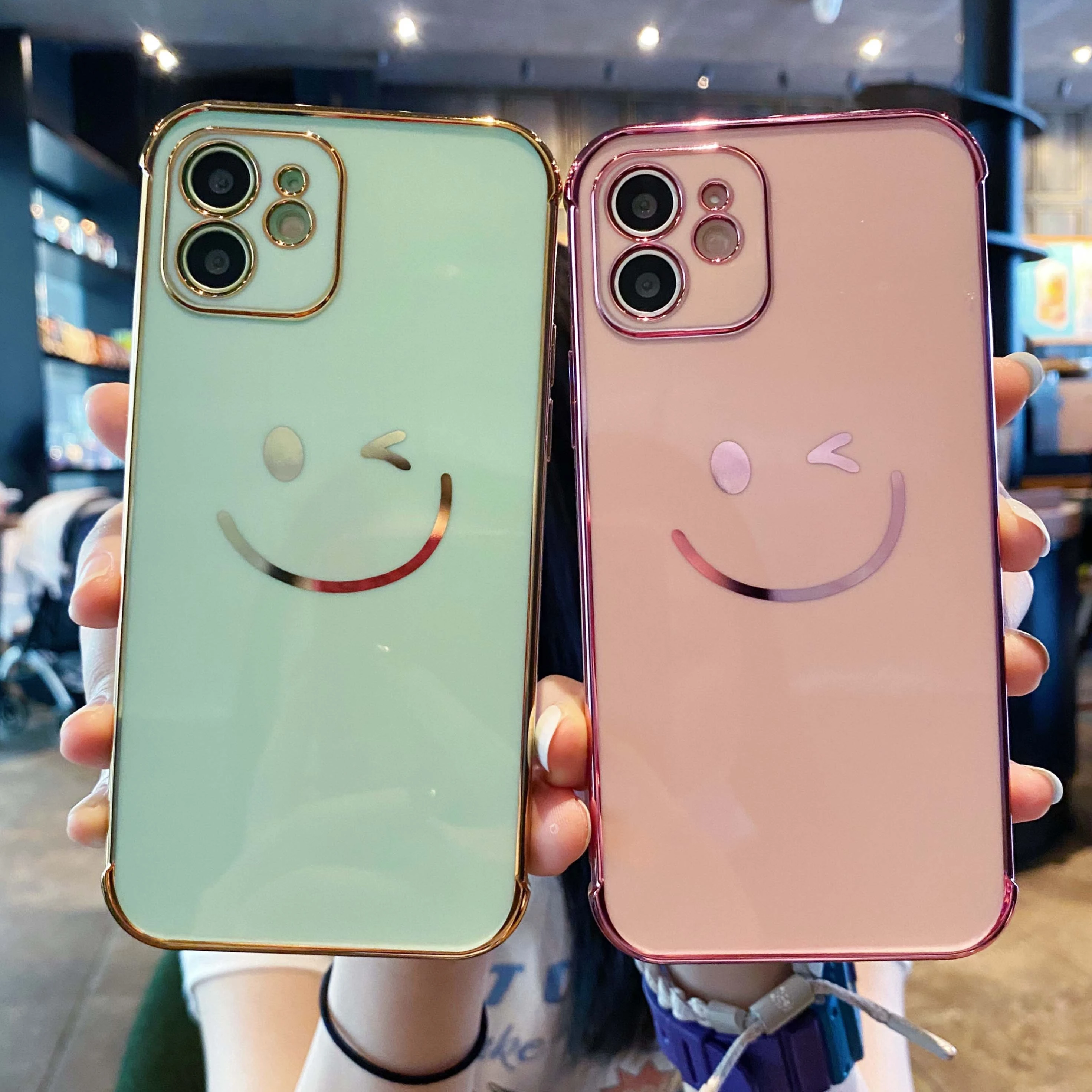 Fashion Happy Smile Phone Cases for iPhone Cases for iPhone 12 11 Pro Max 12 Mini XR XS Max X Se 2020 7 8 Plus Back Cover Capa case for iphone se