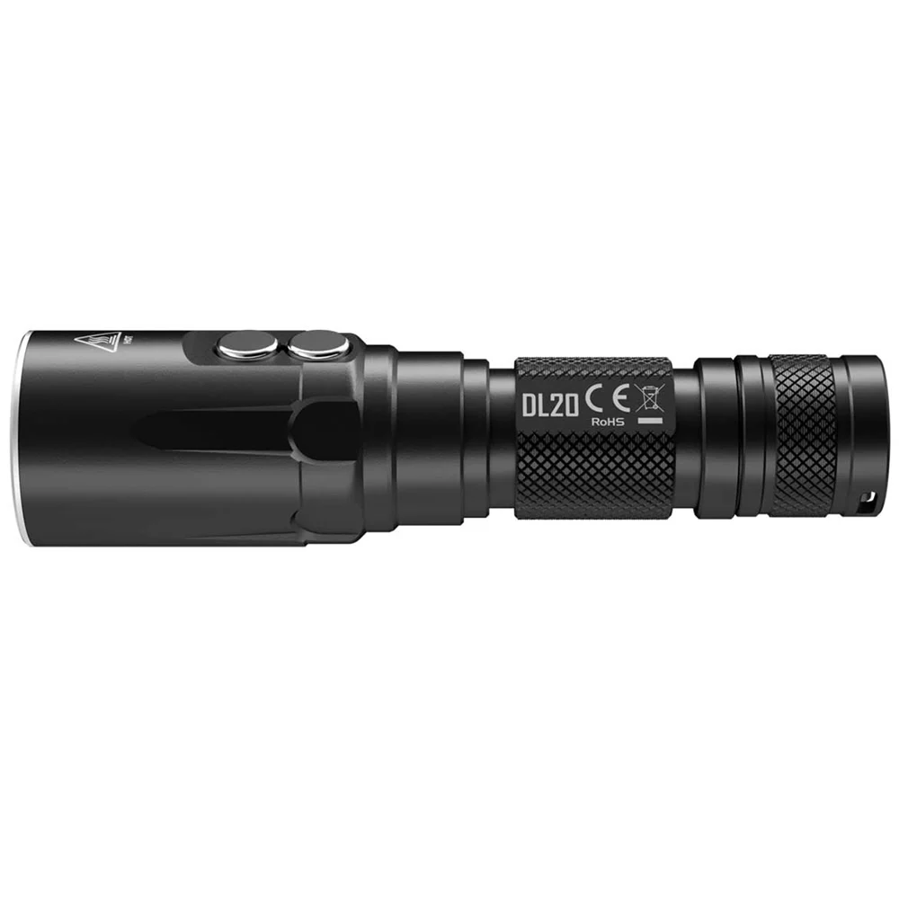 NITECORE DL20+ Зарядное устройство+ IMR18650 2500 мА/ч, 35A Перезаряжаемые Батарея 1000LM флэш-светильник для подводного плавания светильник 100M водонепроницаемый