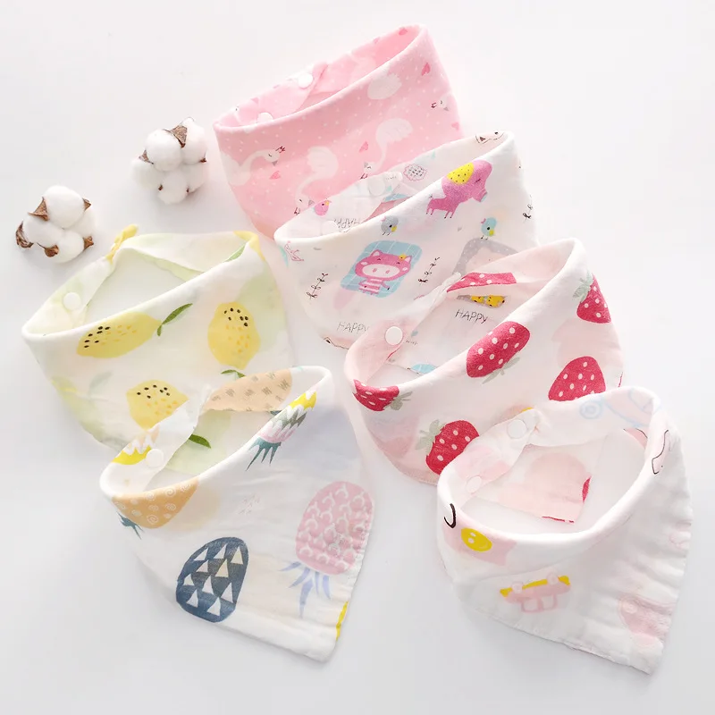 

Organic Cotton Baby Scarf Muslin Burp Cloth Bandana Bibs Newborn Baby Boy Infant Girl Toddler Babies Bebe Scarf Waterproof Bib