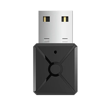 

USB Bluetooth 5.0 Wireless o Transmitting and Receiving 2 in 1 Adapter TV Computer Car Bluetooth Stick