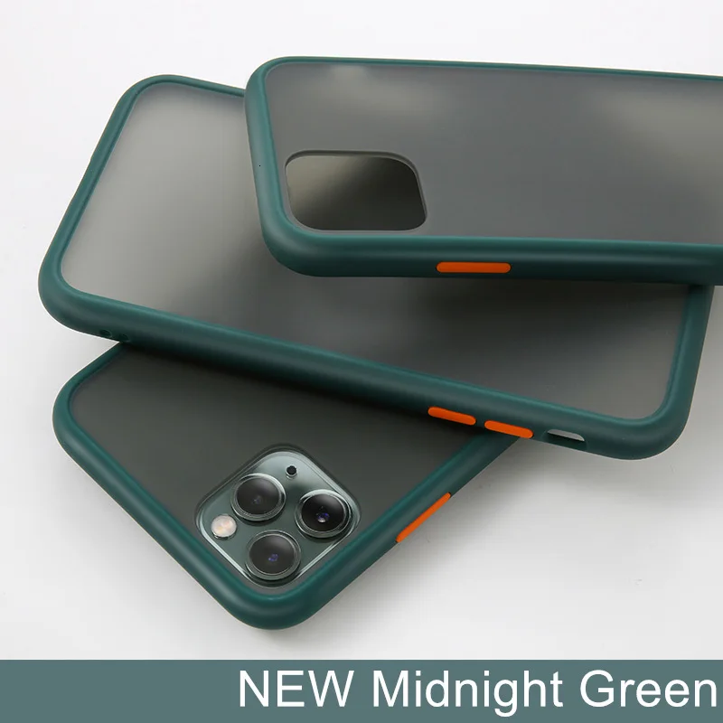 MidnightGreen slvs Роскошные аксессуары для iphone X XS XR Max 8 7 6S Plus 11 Pro Удобная текстура скраб для iphone 11 чехол эстетический чехол - Цвет: MidnightGreen slvs