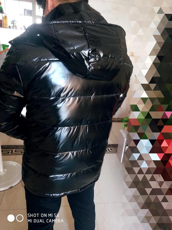 Новое мужское пальто, зимняя мужская куртка, толстая Студенческая одежда, модные черные мужские парки