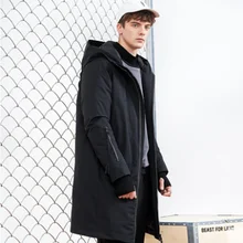 Пионерский лагерь, новинка, мужской пуховик для мужчин, брендовая одежда, длинный Зимний толстый теплый пуховик на утином пуху, мужской пуховик, высокое качество