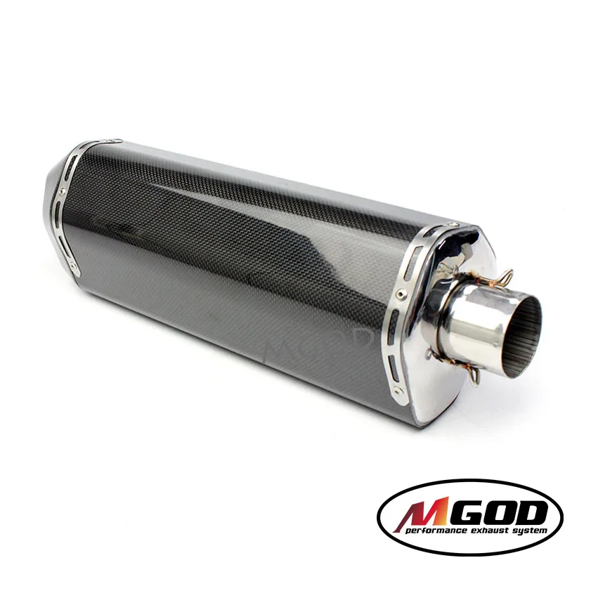 51 мм Akrapovic мотоциклетный глушитель выхлопной трубы из углеродного волокна для гонок Escape для CBR1000r MTK690 CB1000R S1000XR CBR65
