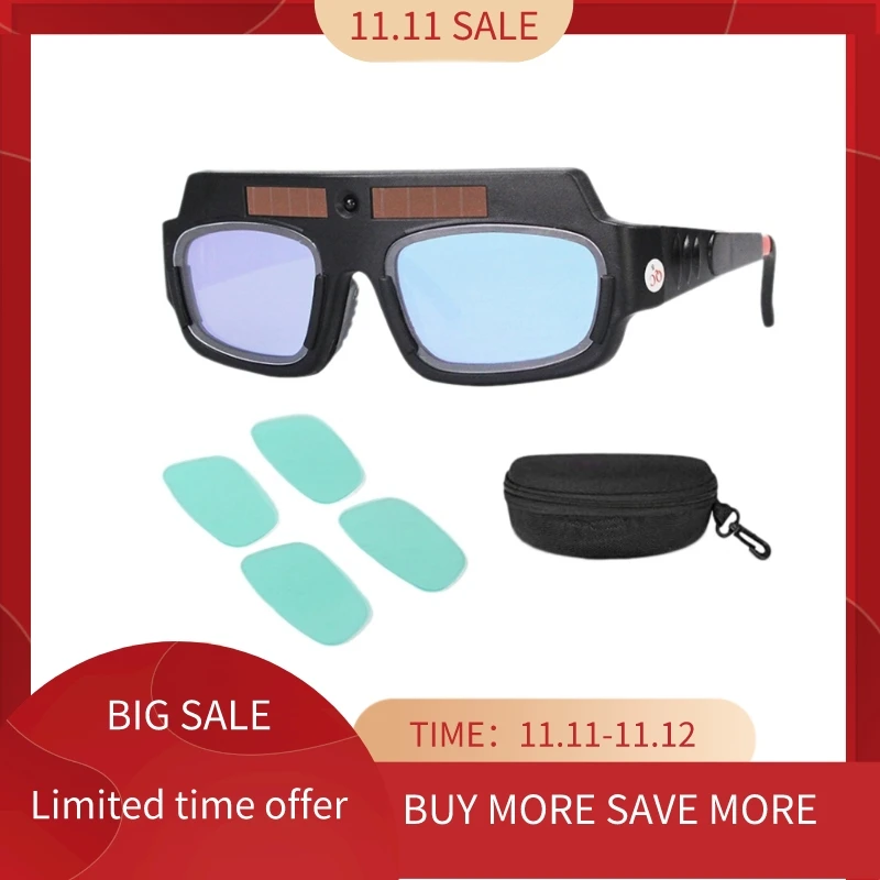 Сварочная маска с автоматическим затемнением на солнечной батарее шлем для