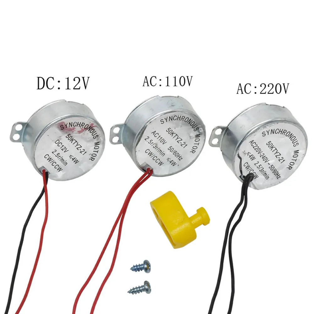AC220V AC110V DC12V Incubator Turn Eggs Motor Farm Animal Incubation Equipment 50/60Hz Incubator Motor 1 Pc 2