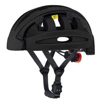 

Unisex Protective fold Helmet Mountain Road Bike MTB Wheel Balance Scooter Safety Helmet with Taillight Cycling Helmet