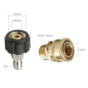 

High-Pressure Cleaner-Adapter Kit M22 14 To 3/8 Adapter Quick Connect Set