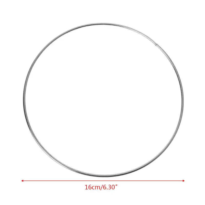 Круглый сварной Металл Ловец снов кольцо «Ловец снов» ремесло обруч DIY аксессуары 10 размеров - Цвет: 09
