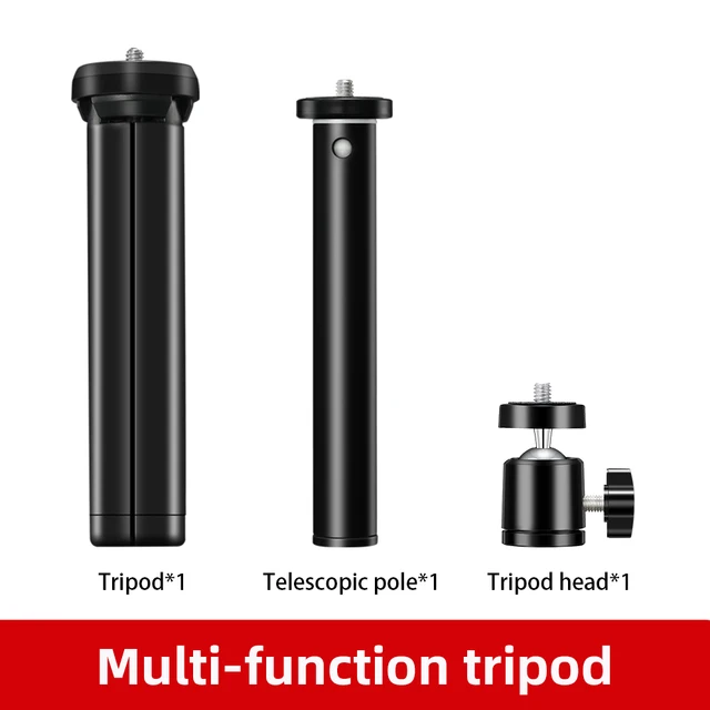 6W Mini RGB LED Video Light with Tripod 2700K-6500K On Camera Fill Light Photography Lighting For Tiktok Vlog Light lamp sky blue