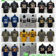 Мужские футбольные майки в стиле Лос-Анхелес Аарон Дональд Джаред Гофф Тодд гурли II Купер Kupp