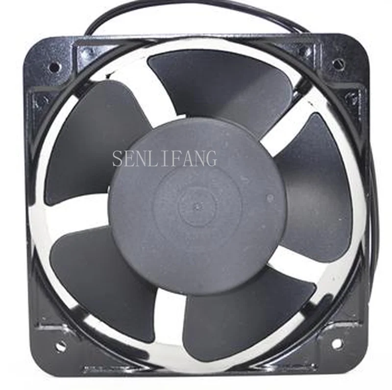 

Free shipping ZD150A2HS AC 220V 240V 0.2A/0.24A 50/60HZ 15050 15cm 150*150*50mm 2 Wires Axial Cooling Fan